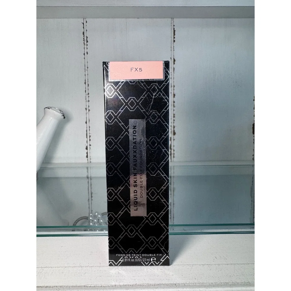 XX Revolution Liquid Skin Fauxxdation Double Fixx Foundation FX5 Full Coverage